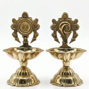 wowgloree Brass Diya Set