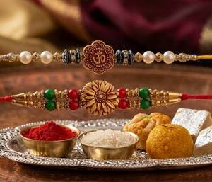 Raksha Designer OM Rakhi Set