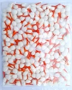 On Blow Red Round Pure Cotton Wicks (Pack of 100)