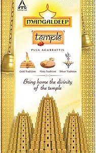 Mangaldeep Temple 3-in-1 Agarbatti (108g)