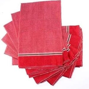 Jaipuri Cotton Striped Gamcha (Pack of 5)