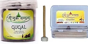 SGV Guggal Box & Chandan Agarbatti Combo