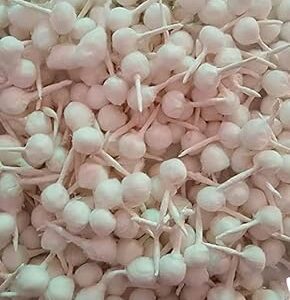 On Blow White Round Pure Cotton Wicks (Pack of 100)