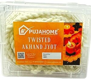 Pujahome Twisted Akhand Jyot Batti (Pack of 12)
